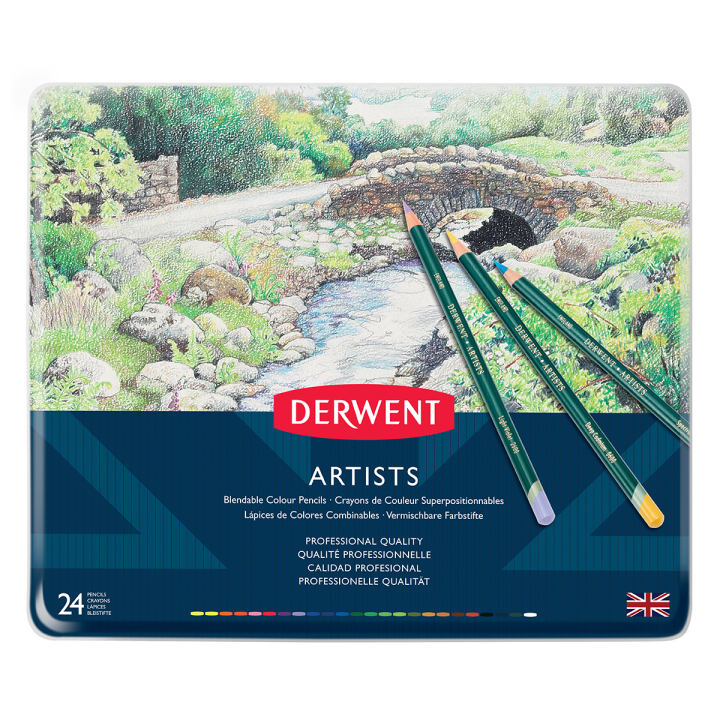 Artists Färgpennor 24-set i gruppen Pennor / Konstnärspennor / Färgpennor hos Pen Store (129580)