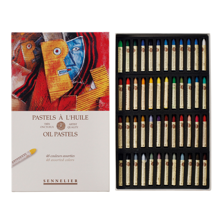 Oljepastell 5ml 48 st i gruppen Konstnärsmaterial / Kritor och blyerts / Pastellkritor hos Pen Store (129820)