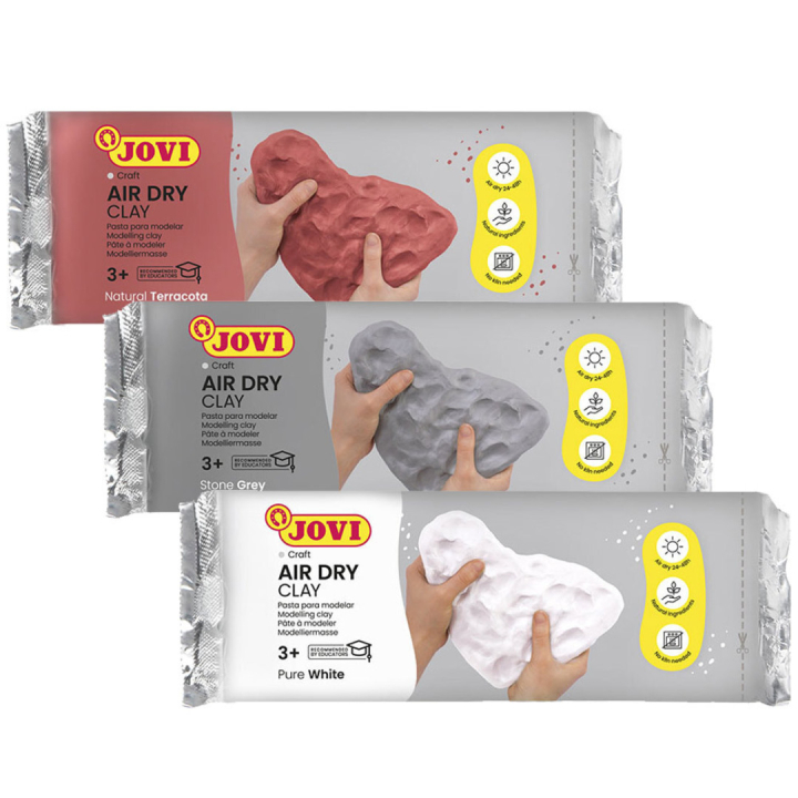 Modellera 1/2 kg i gruppen Skapande & Hobby / Skapa / Modellera / Lufttorkande lera hos Pen Store (130622_r)