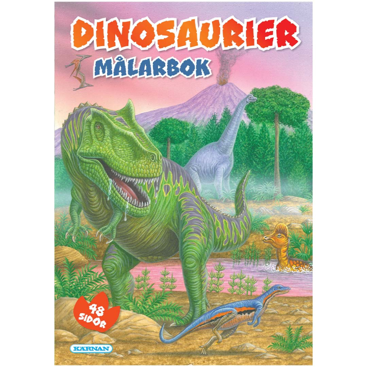 Målarbok Dinosaurier i gruppen Kids / Barnpyssel och kreativitet / Målar- och pysselböcker hos Pen Store (131097)