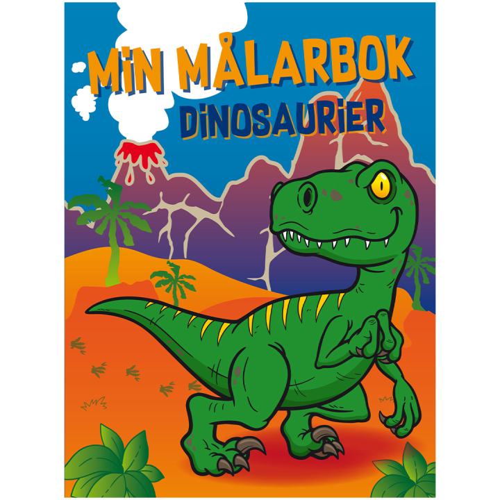 Min målarbok Dinosaurier i gruppen Kids / Barnpyssel och kreativitet / Målar- och pysselböcker hos Pen Store (131367)