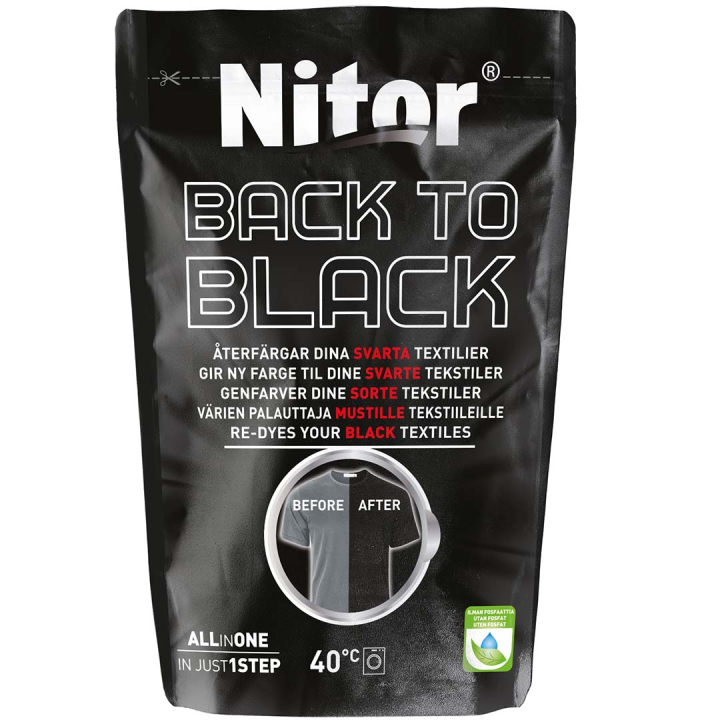 Back To Black 400 g i gruppen Skapande & Hobby / Färger / Textilfärg och textilpennor hos Pen Store (131496)