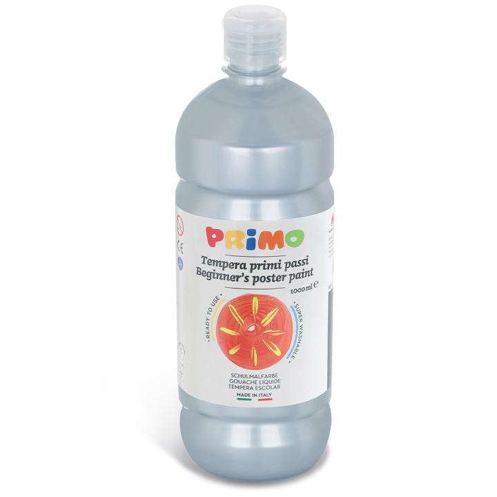 Poster paint Readymix Skolfärg 1000 ml Silver i gruppen Kids / Måla och skapa / Målarfärg för barn / Poster Paint för barn hos Pen Store (132062)