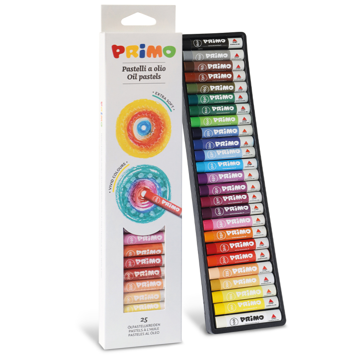 Oljepastell 25-set i gruppen Konstnärsmaterial / Kritor och blyerts / Pastellkritor hos Pen Store (132100)