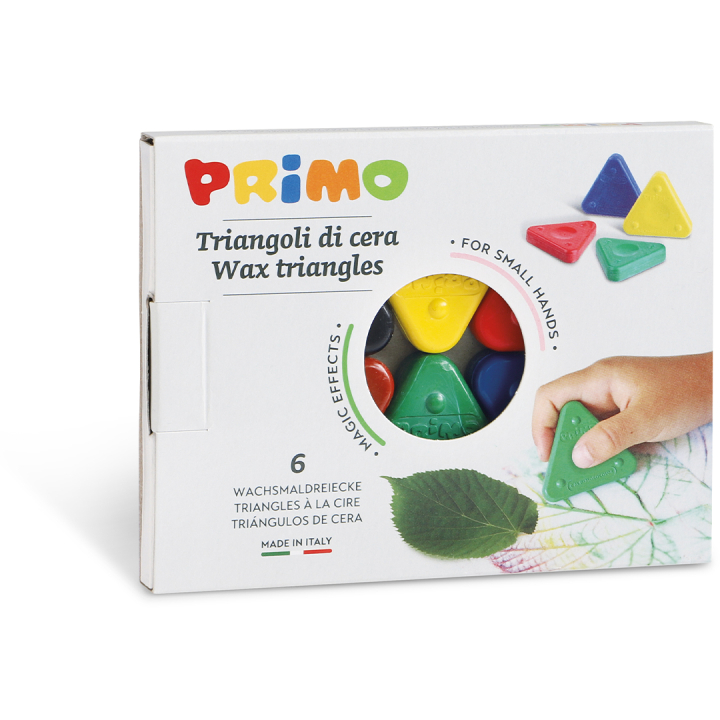 Vaxkritor Triangel 6-set i gruppen Kids / Barnpennor / Barnkritor hos Pen Store (132102)