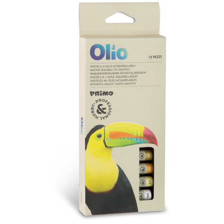 Oljepastellkritor 12-set i gruppen Konstnärsmaterial / Kritor och blyerts / Pastellkritor hos Pen Store (132212)