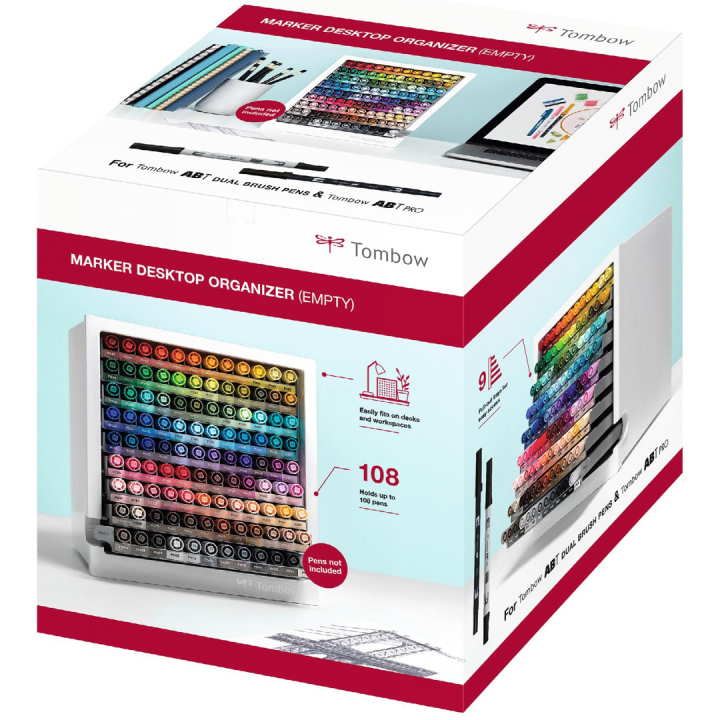 ABT Dual Brush Pen Desktop Organizer (Tomt) i gruppen Pennor / Konstnärspennor / Illustrationsmarkers hos Pen Store (134131)