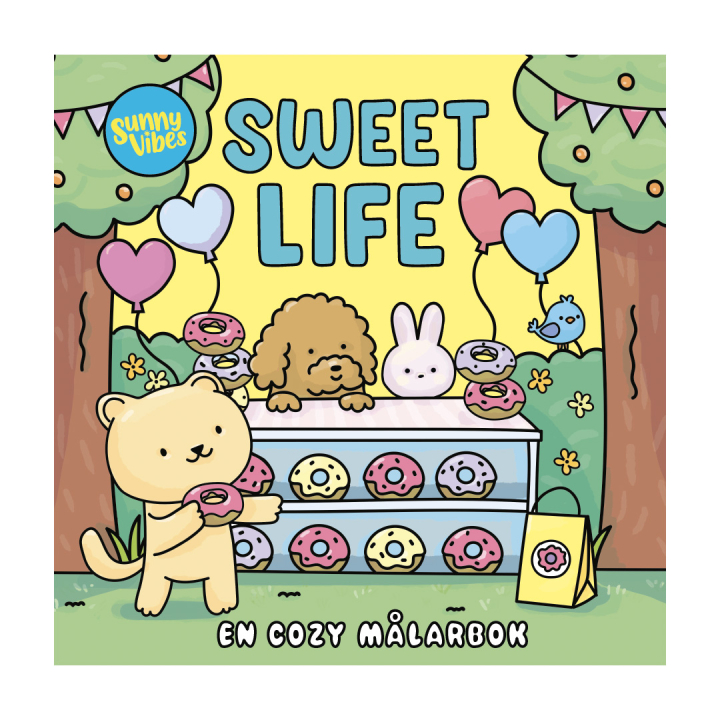 Sweet Life : En cozy målarbok i gruppen Skapande & Hobby / Böcker / Målar- och pysselböcker för barn hos Pen Store (135362)