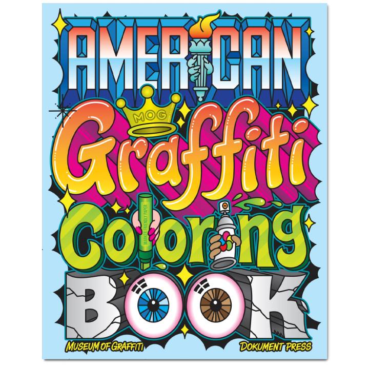 American Graffiti Coloring Book i gruppen Skapande & Hobby / Böcker / Målarböcker för vuxna hos Pen Store (135491)