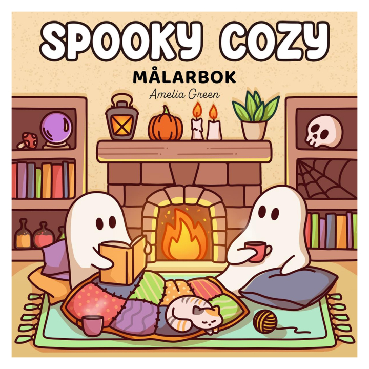 Spooky Cozy målarbok i gruppen Skapande & Hobby / Böcker / Målar- och pysselböcker för barn hos Pen Store (135548)