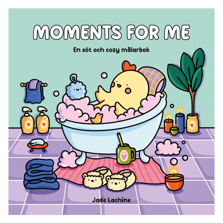 Moments for Me : En söt och cozy målarbok i gruppen Skapande & Hobby / Böcker / Målar- och pysselböcker för barn hos Pen Store (135585)