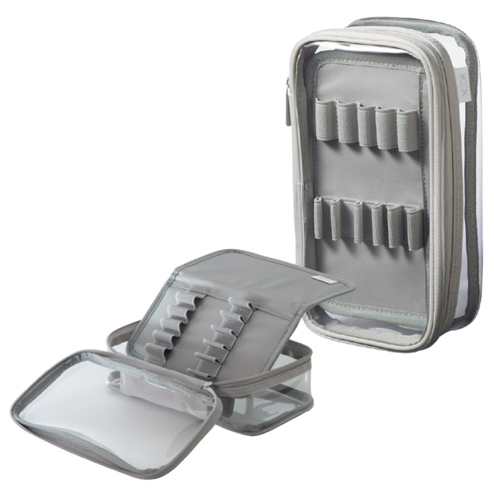 Pennfodral Transparent Grå i gruppen Pennor / Penntillbehör / Pennskrin och fodral hos Pen Store (135799)