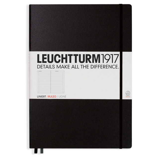 Notebook A4 Master Classic Olinjerad i gruppen Papper & Block / Skriva och anteckna / Anteckningsböcker hos Pen Store (100570) Notebook A4 Master Classic Olinjerad i gruppen Papper & Block / Skriva och anteckna / Anteckningsböcker hos Pen Store (100570)