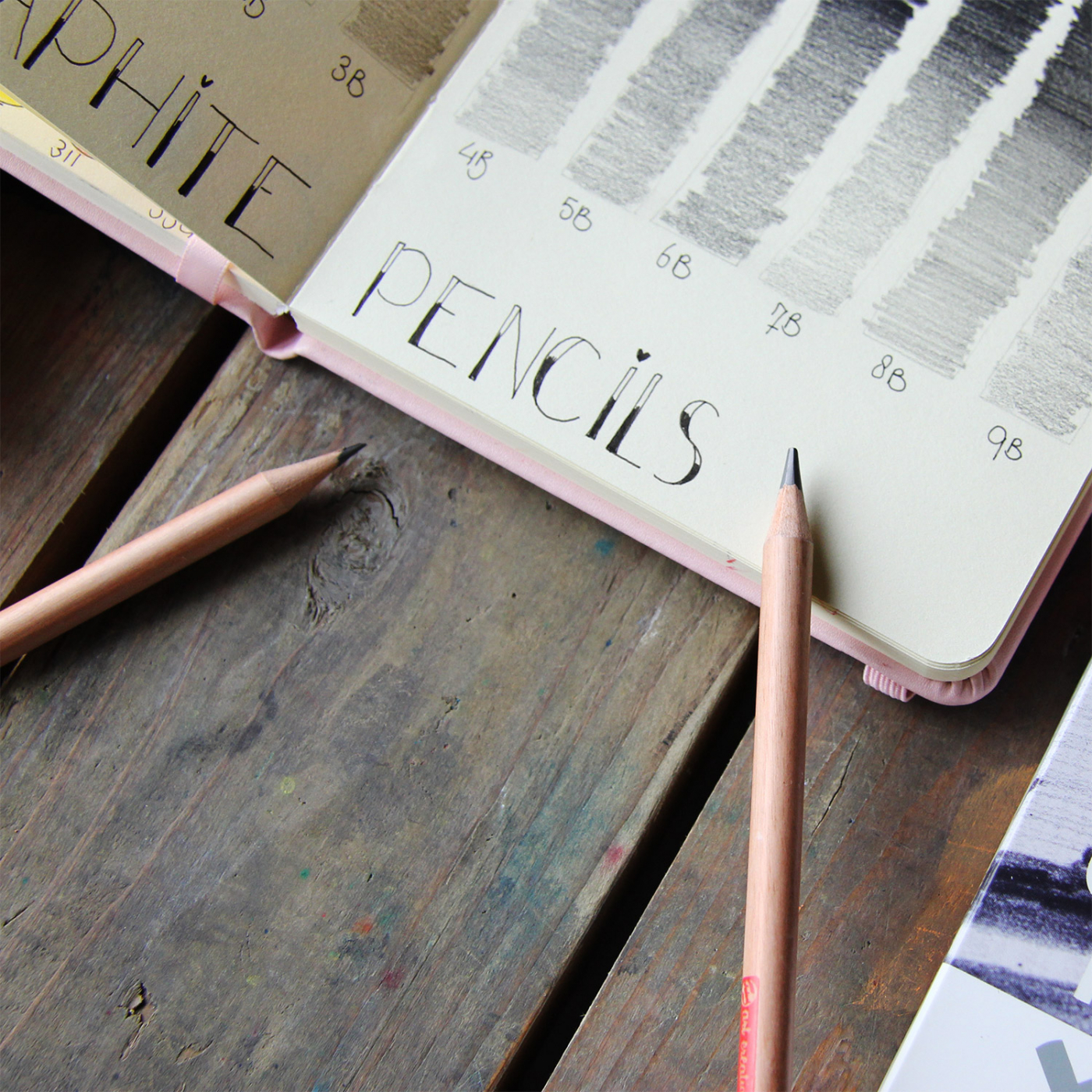 Sketchbook Large Pastel Pink