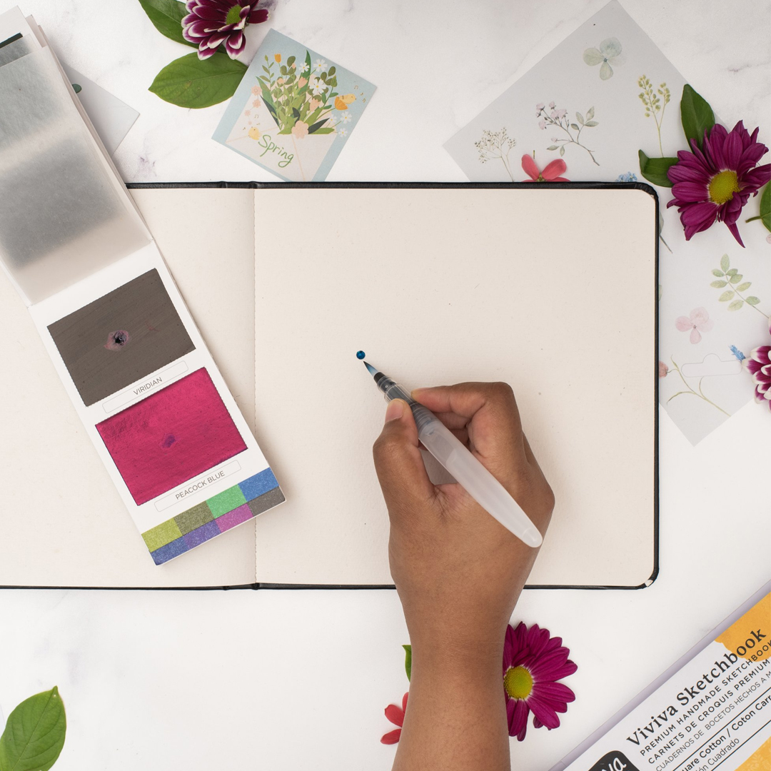 Sketchbook Square 100% Bomull 300g
