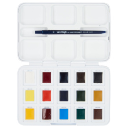Pocket Box Akvarellfärg 15-set i gruppen Konstnärsmaterial / Konstnärsfärger / Akvarellfärg hos Pen Store (104063)