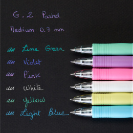G2 Gelpenna 0.7 Pastel i gruppen Pennor / Skriva / Gelpennor hos Pen Store (109115_r)