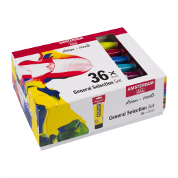 Akrylfärg Standard Set 36 x 20 ml i gruppen Konstnärsmaterial / Konstnärsfärger / Akrylfärg hos Pen Store (111759)
