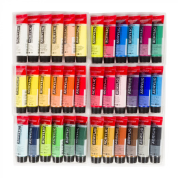 Akrylfärg Standard Set 36 x 20 ml i gruppen Konstnärsmaterial / Konstnärsfärger / Akrylfärg hos Pen Store (111759)
