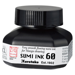 Cartoonist Sumi Ink 60 ml Black i gruppen Konstnärsmaterial / Konstnärsfärger / Tusch och bläck hos Pen Store (111801)