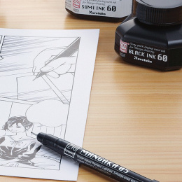 Cartoonist Sumi Ink 60 ml Black i gruppen Konstnärsmaterial / Konstnärsfärger / Tusch och bläck hos Pen Store (111801)