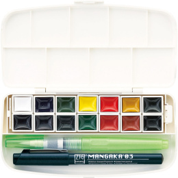 Transparent Watercolor Set x 14 i gruppen Konstnärsmaterial / Konstnärsfärger / Akvarellfärg hos Pen Store (112513)