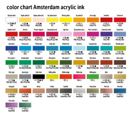 Akryl Ink 30 ml i gruppen Konstnärsmaterial / Konstnärsfärger / Akrylfärg hos Pen Store (125617_r)