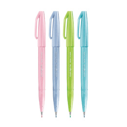 Fude Touch Sign Pen 4-set Pastel i gruppen Skapande & Hobby / Kalligrafi / Letteringset hos Pen Store (126980)
