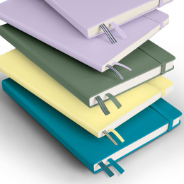 Notebook A5 Softcover Olive i gruppen Papper & Block / Skriva och anteckna / Anteckningsböcker hos Pen Store (127337_r)