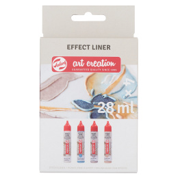 Effect Liner Set 4 x 28 ml Specialties Pearl i gruppen Skapande & Hobby / Färger / Hobbyfärg hos Pen Store (127516)