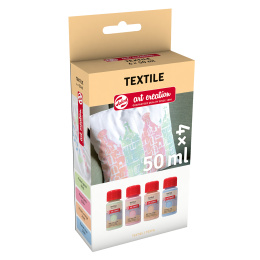 Textilfärg Set 4 x 50 ml Pastel i gruppen Skapande & Hobby / Färger / Textilfärg och textilpennor hos Pen Store (127584)