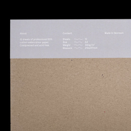 Watercolour Pad Cotton A4 300g i gruppen Papper & Block / Konstnärsblock / Akvarellblock hos Pen Store (128867) Watercolour Pad Cotton A4 300g i gruppen Papper & Block / Konstnärsblock / Akvarellblock hos Pen Store (128867)