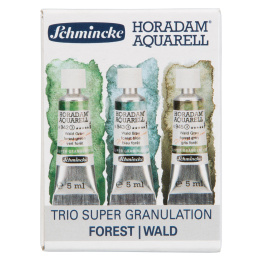 Horadam Super Granulation Set Forest i gruppen Konstnärsmaterial / Konstnärsfärger / Akvarellfärg hos Pen Store (129300)