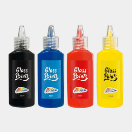 Glasfärg 4-set i gruppen Skapande & Hobby / Färger / Glasfärg och porslinsfärg hos Pen Store (129347)