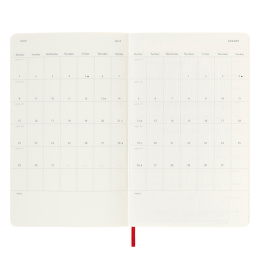 12M Daily Kalender Softcover Large Red i gruppen Papper & Block / Kalendrar och almanackor / 12-månaderskalendrar hos Pen Store (130188)