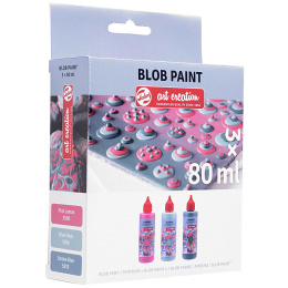 Blob Paint set Pink i gruppen Konstnärsmaterial / Konstnärsfärger / Akrylfärg hos Pen Store (130281)