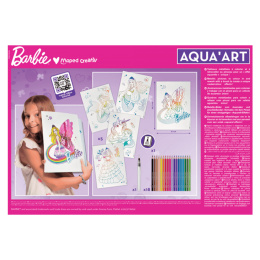 Barbie Aqua art färgläggning 25 delar i gruppen Kids / Barnpyssel och kreativitet / Presenter till barn hos Pen Store (130557)