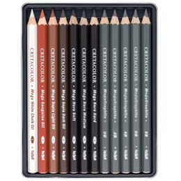 X-Sketch Jumbopennor skiss-set i gruppen Konstnärsmaterial / Kritor och blyerts / Grafit och blyerts hos Pen Store (130581)