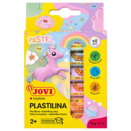 Plastilina Modellera 6-set Pastell 15 g i gruppen Kids / Måla och skapa / Skapa med lera hos Pen Store (130617)