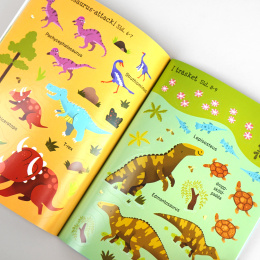Pysselbok med klistermärken Dinosaurier i gruppen Kids / Barnpyssel och kreativitet / Målar- och pysselböcker hos Pen Store (131360)