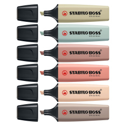 Boss Nature Colors 6-pack i gruppen Pennor / Märkning och kontor / Överstrykning hos Pen Store (131433)