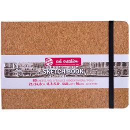 Sketchbook Cork 21x15 cm i gruppen Papper & Block / Konstnärsblock / Skissböcker hos Pen Store (131859)